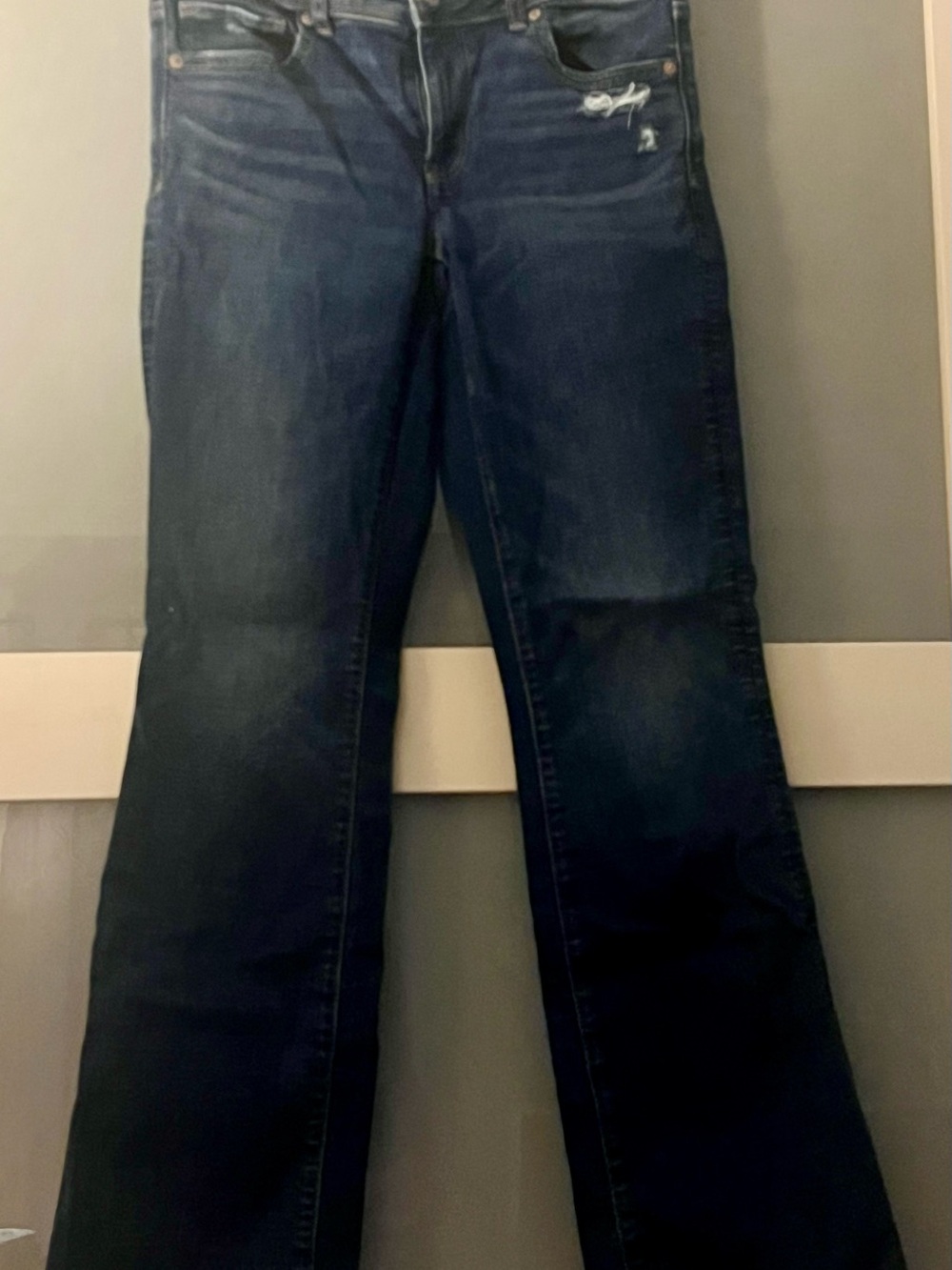 Express Women’s Dark Blue Stretch Bootcut Jeans